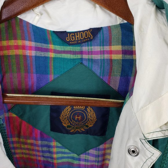Vintage J.G. Hook Women's Green Jacket - Size L - Picture 7 of 7